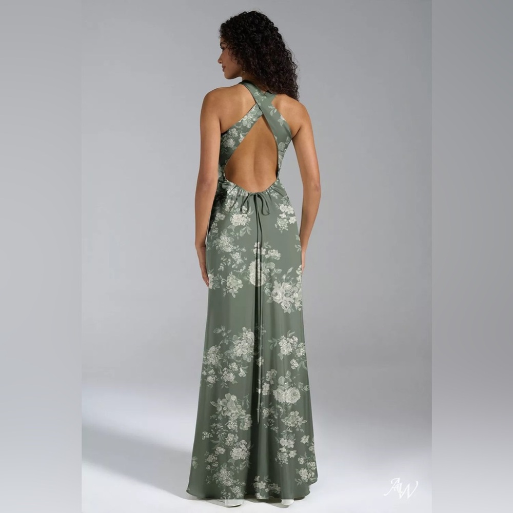 Sold AW Bridal “Xanthe” Dress – Trumpet Teal Rose – US 8 NWOT - Picture 4 of 9